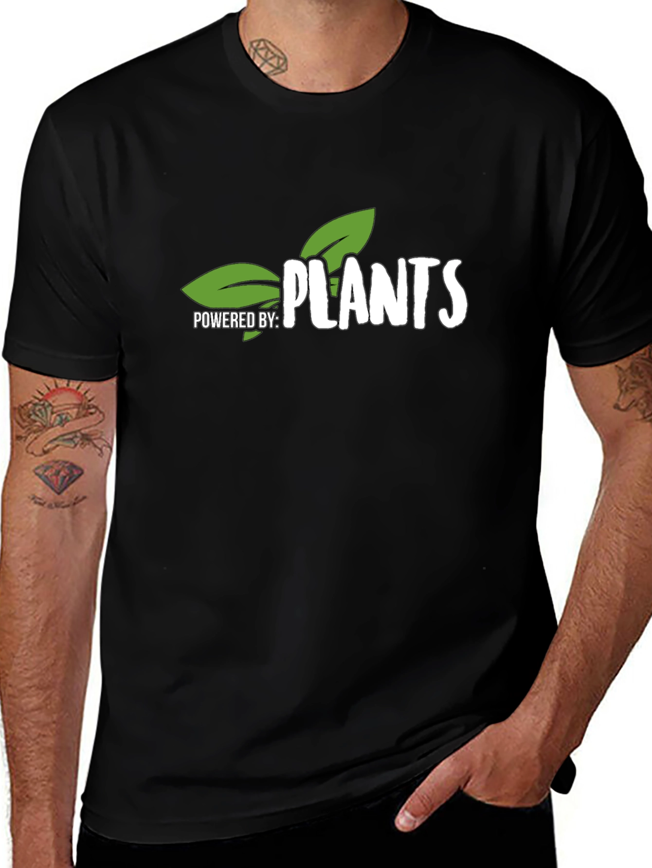 Powered by Plants Graphic Tee - Vegan T-Shirt