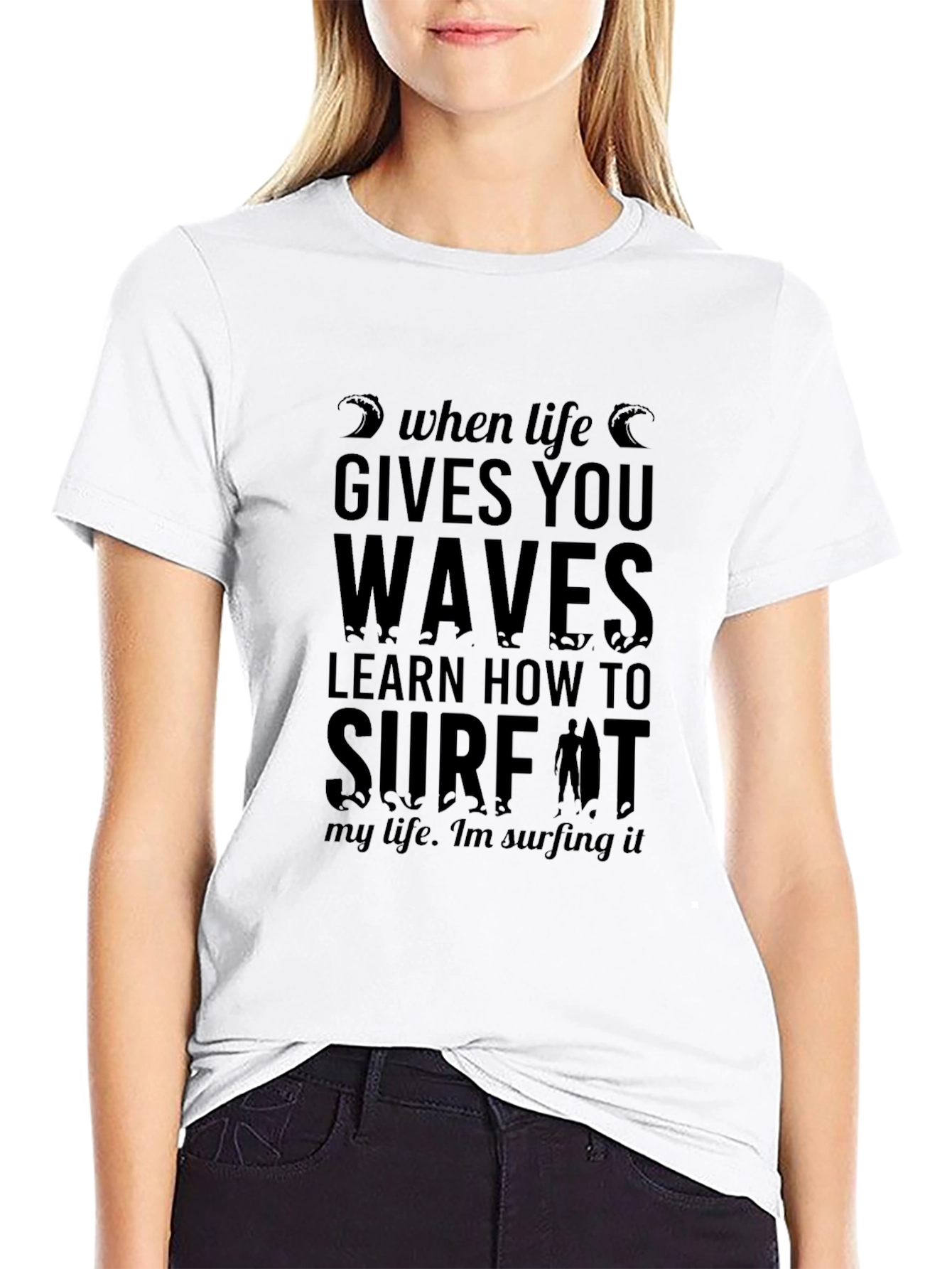 Life Waves Surfing Graphic Tee