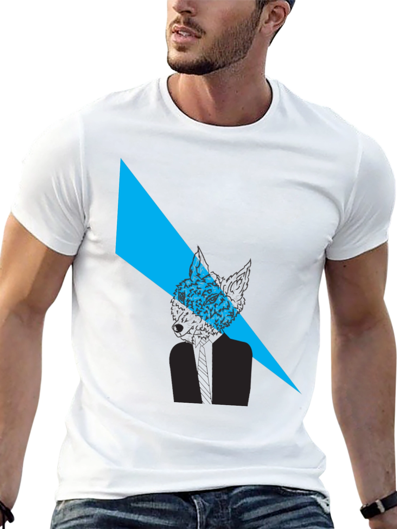 Fox Graphic Black T-Shirt - Modern Style