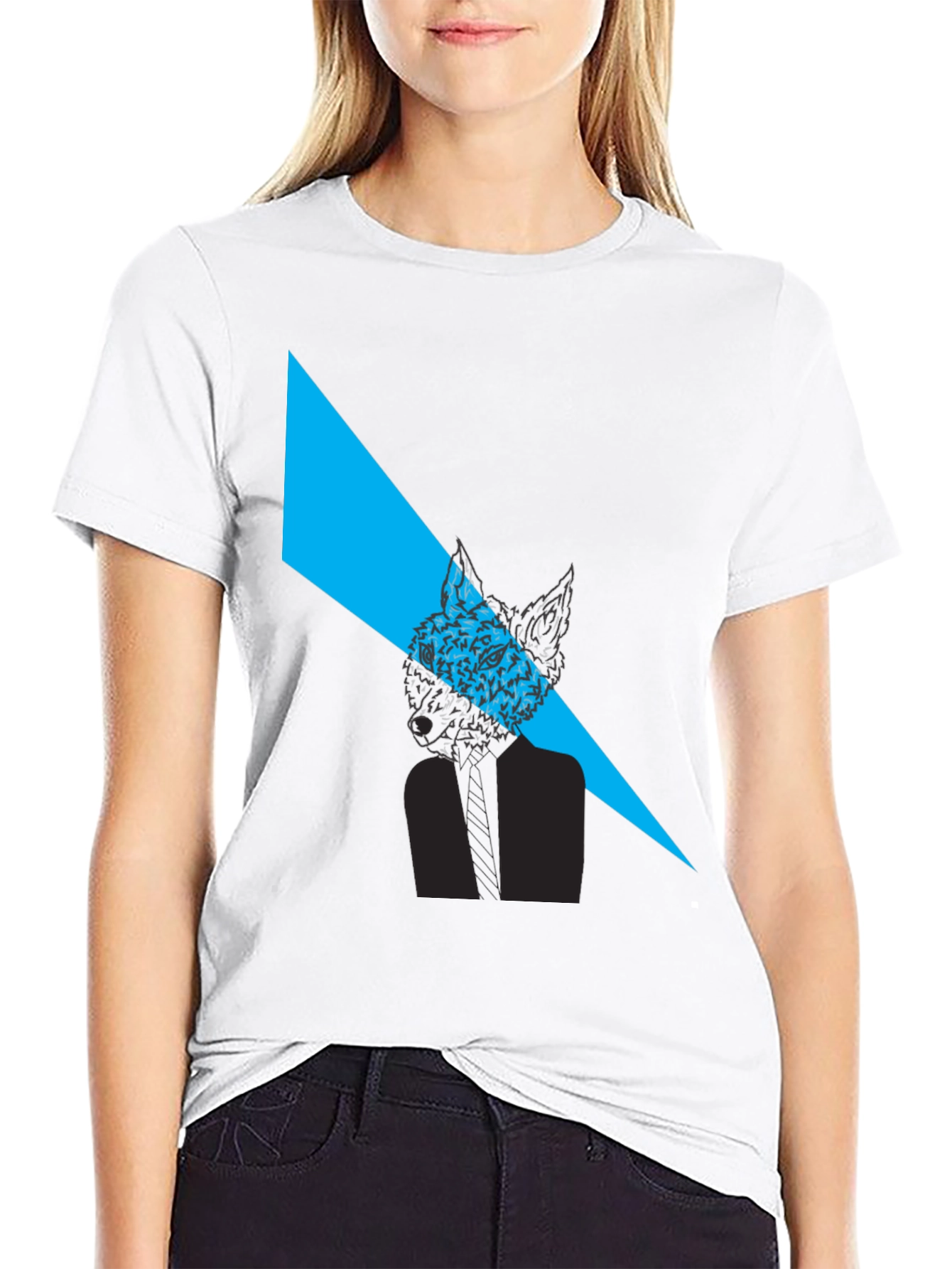 Fox Graphic Black T-Shirt - Modern Style