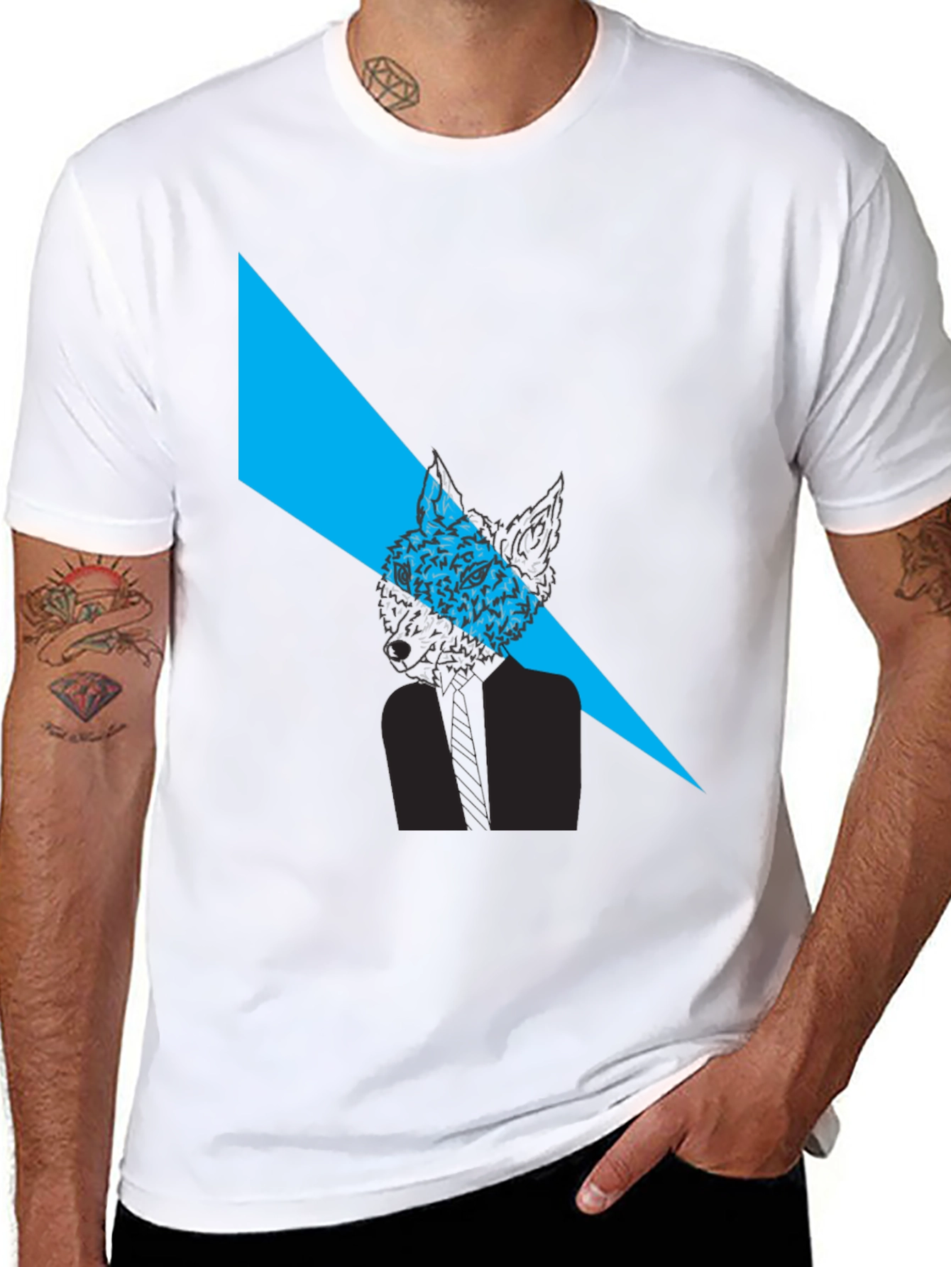 Fox Graphic Black T-Shirt - Modern Style