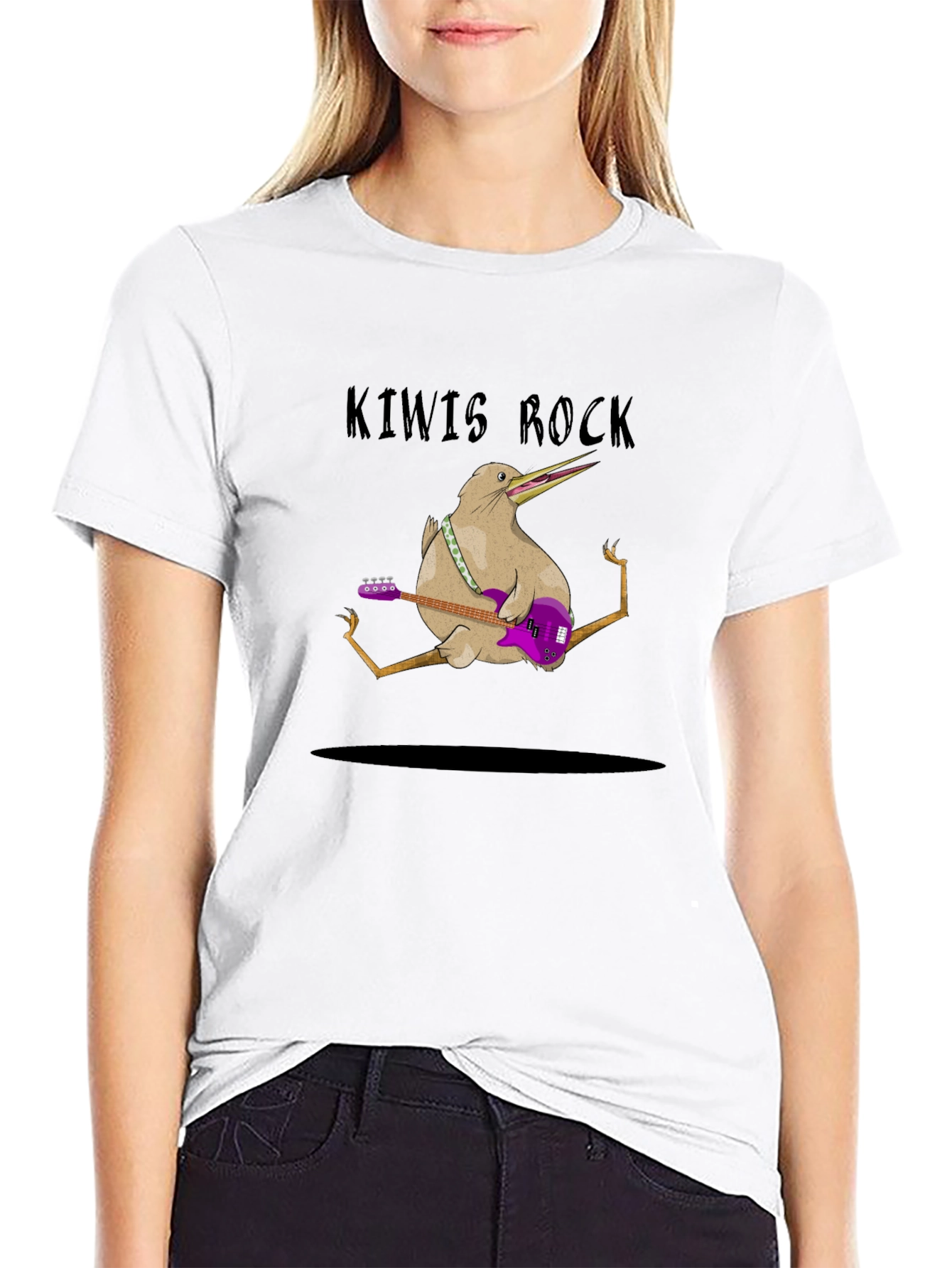 Kiwi Bird Rock Band T-Shirt