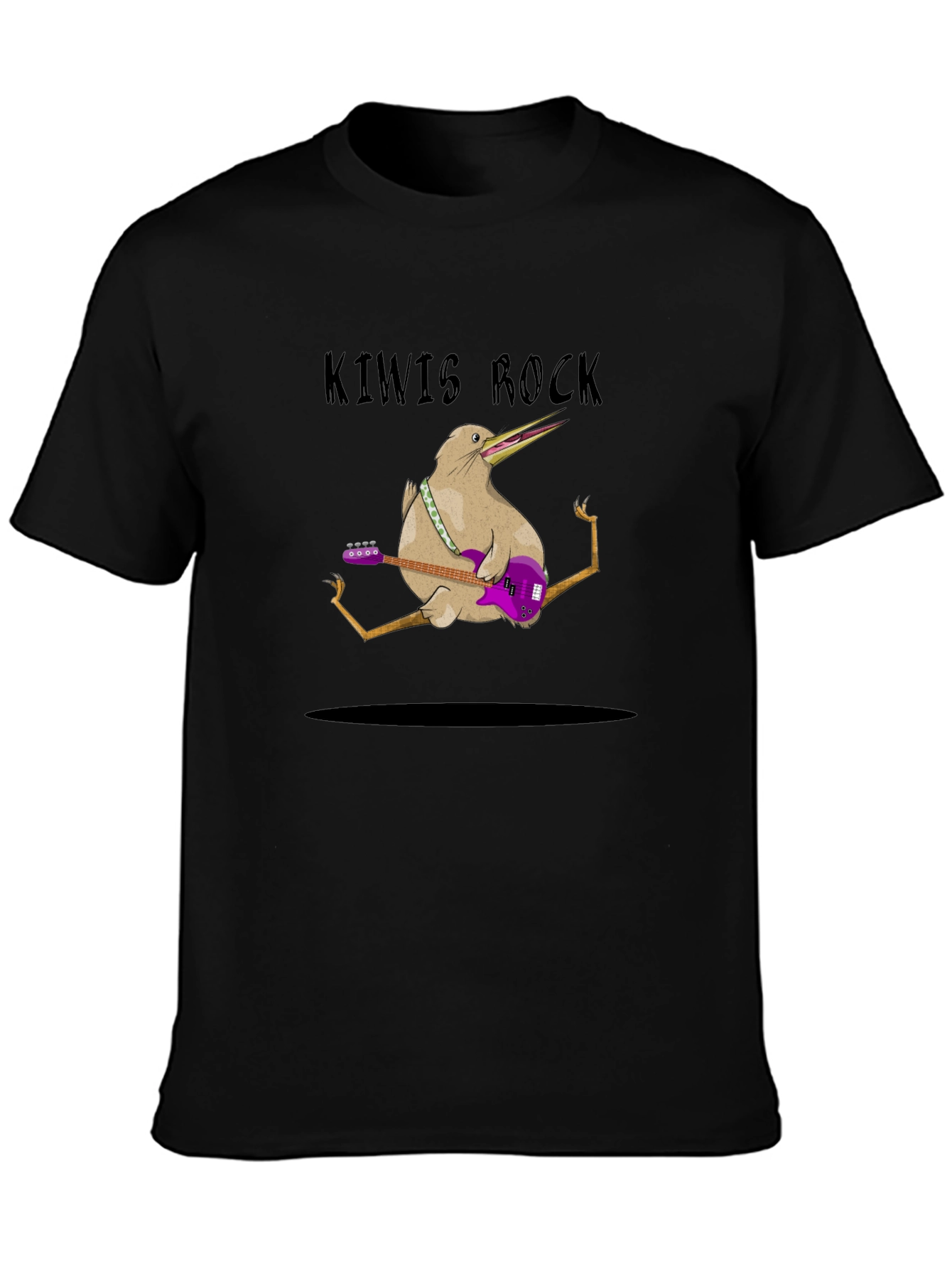 Kiwi Bird Rock Band T-Shirt
