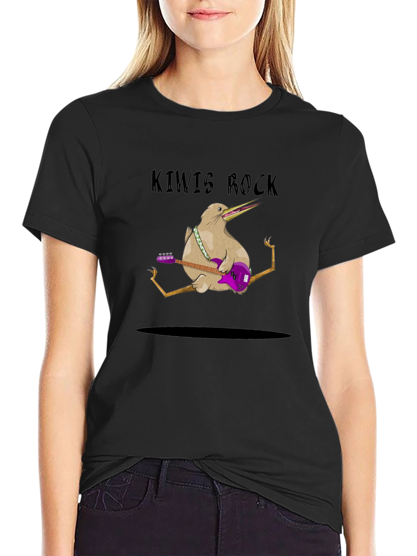 Kiwi Bird Rock Band T-Shirt