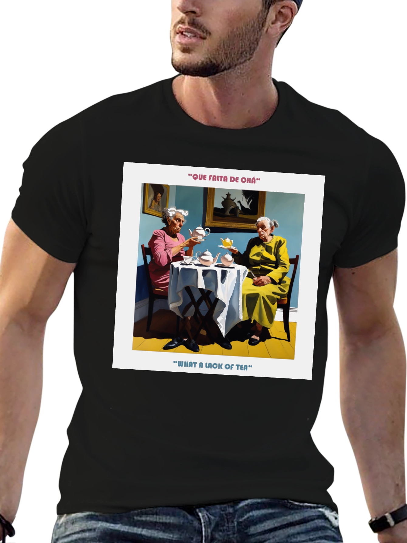 Quirky Lack of Tea Graphic T-Shirt