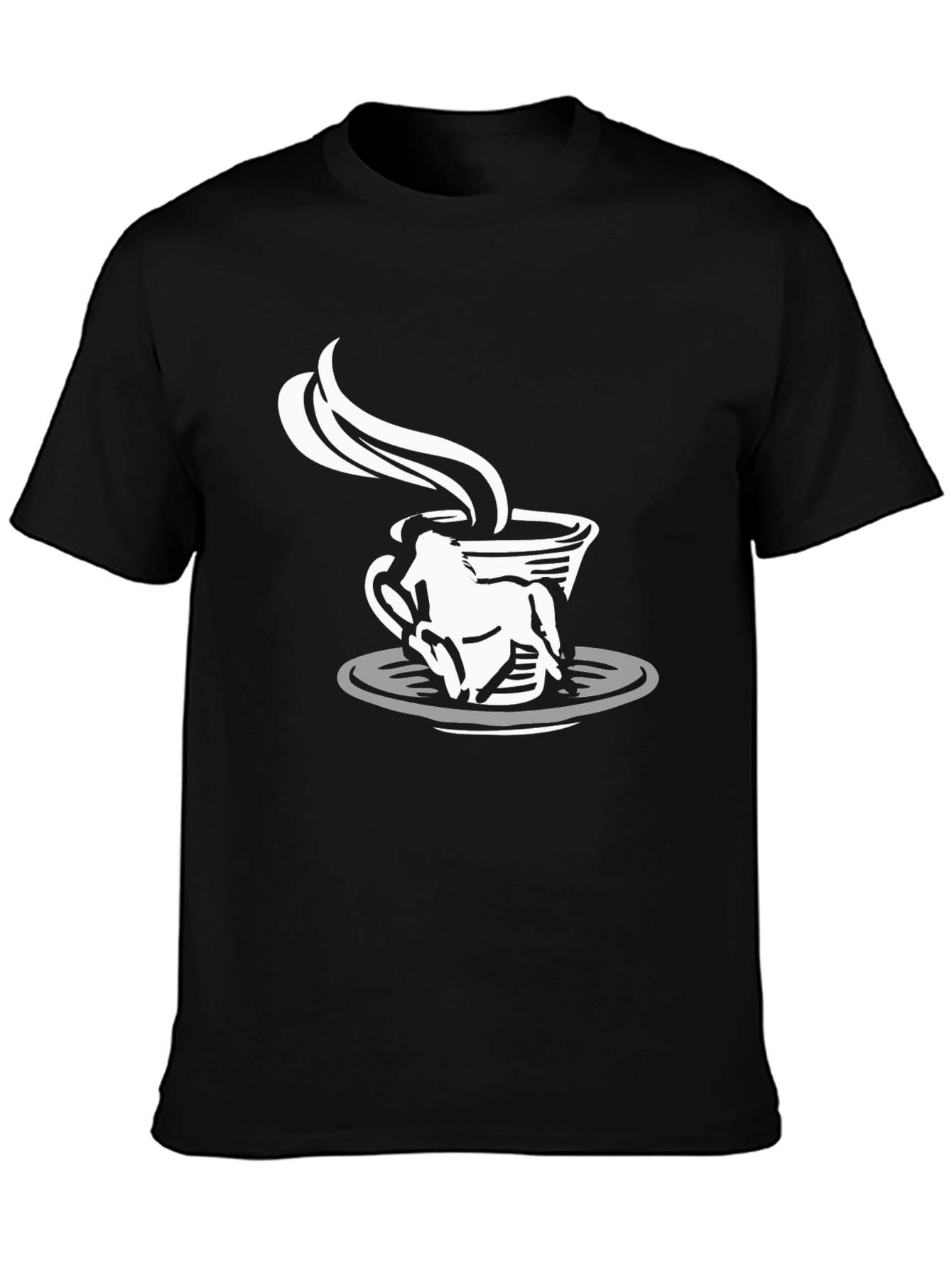 Black Coffee Cup Graphic Tee