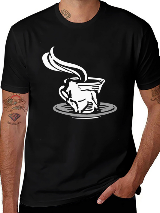 Black Coffee Cup Graphic Tee