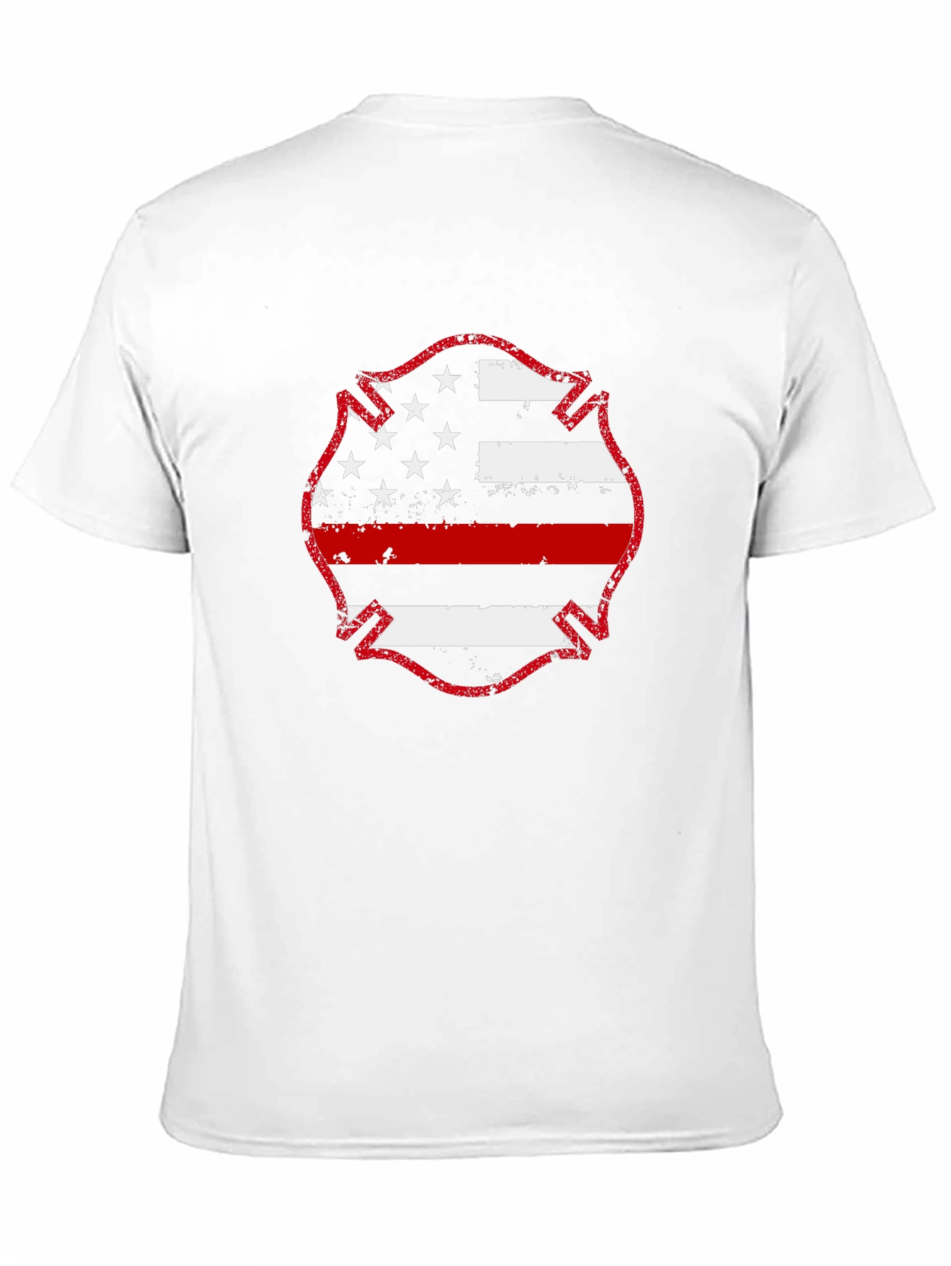 Thin Red Line Firefighter Flag T-Shirt
