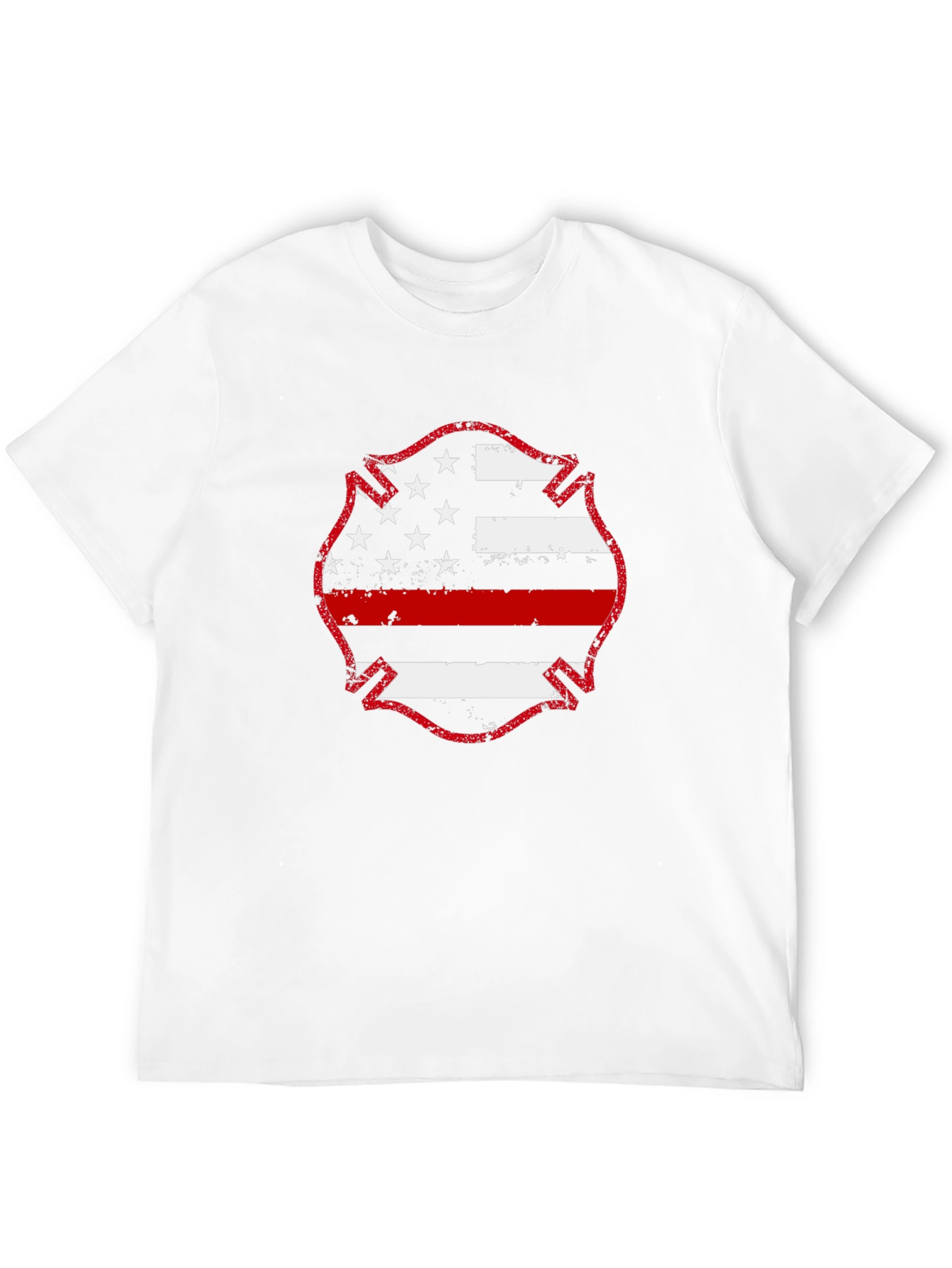 Thin Red Line Firefighter Flag T-Shirt