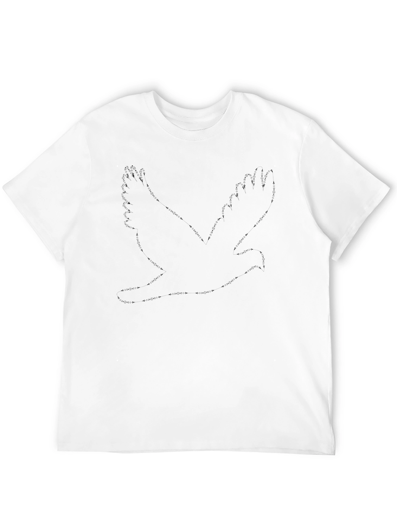 Mens Black Eagle Graphic Tee