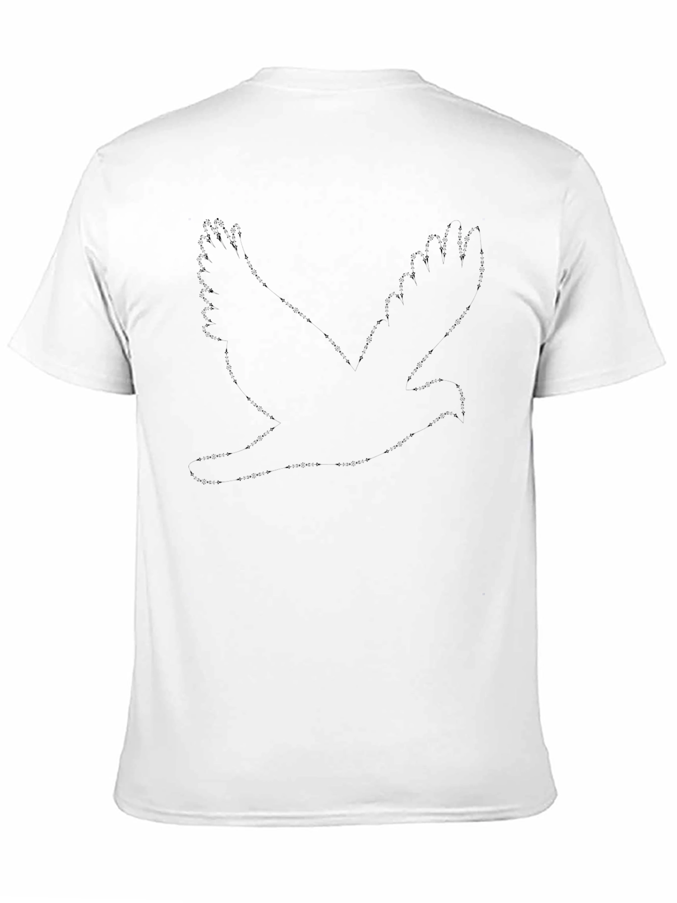 Mens Black Eagle Graphic Tee