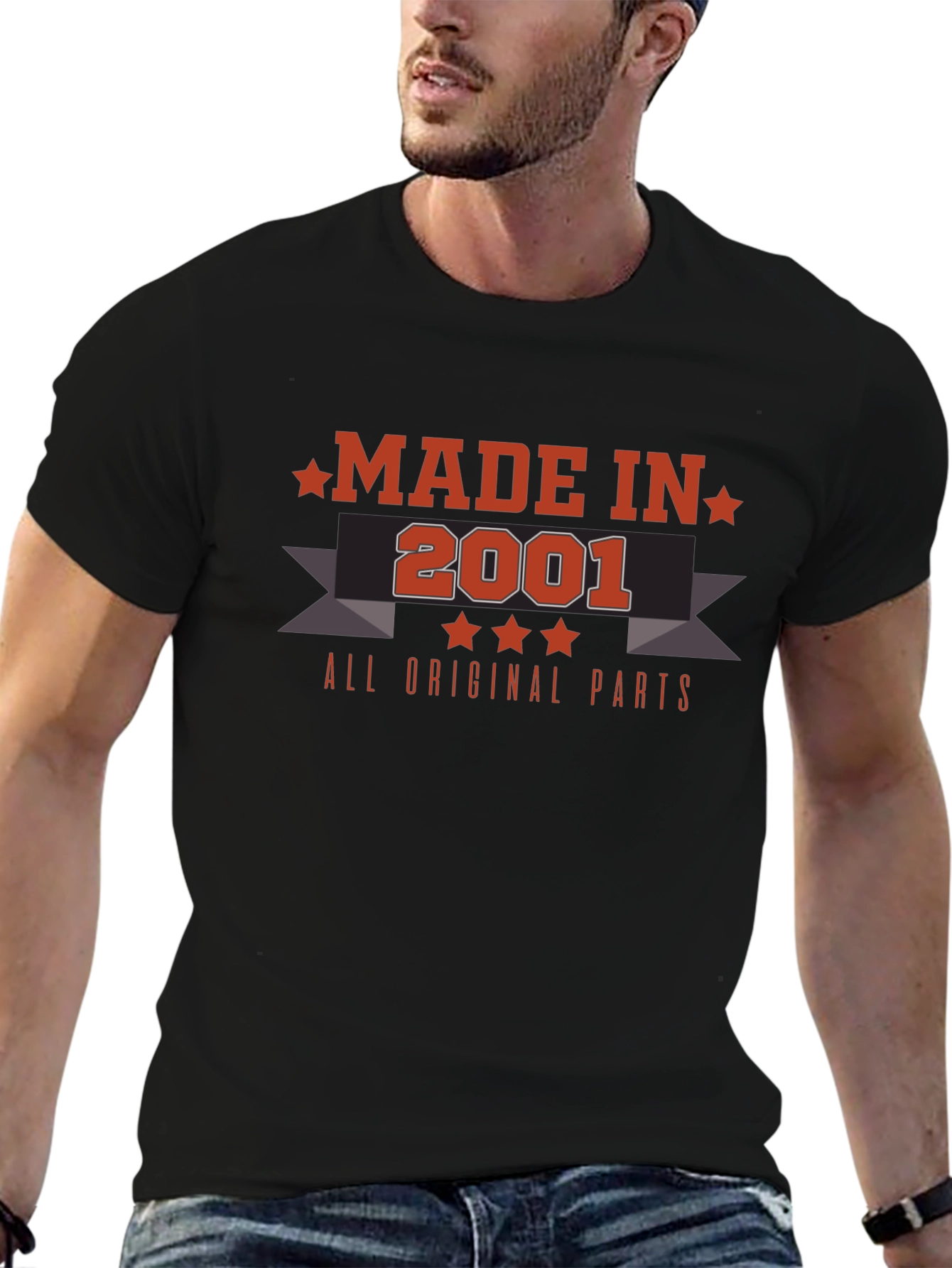 Made in 2001 T-Shirt - All Original Parts