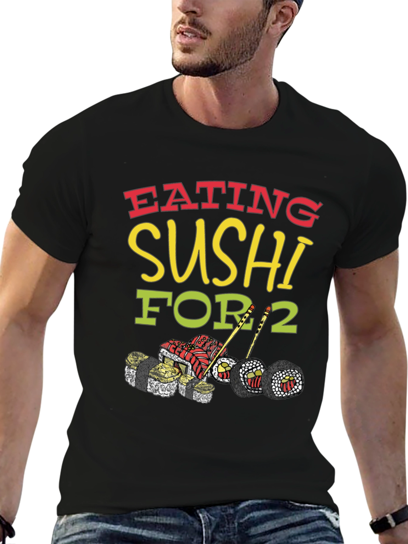 Sushi Lover T-Shirt: Eating Sushi For 2