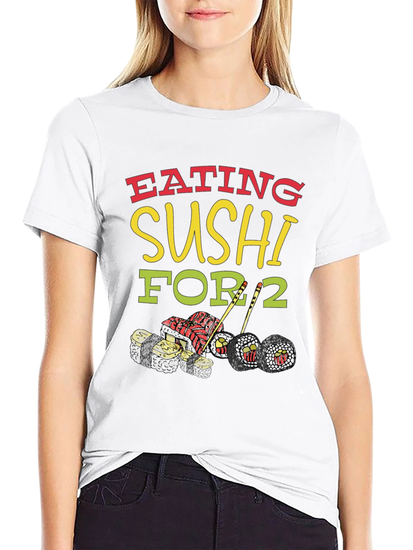 Sushi Lover T-Shirt: Eating Sushi For 2