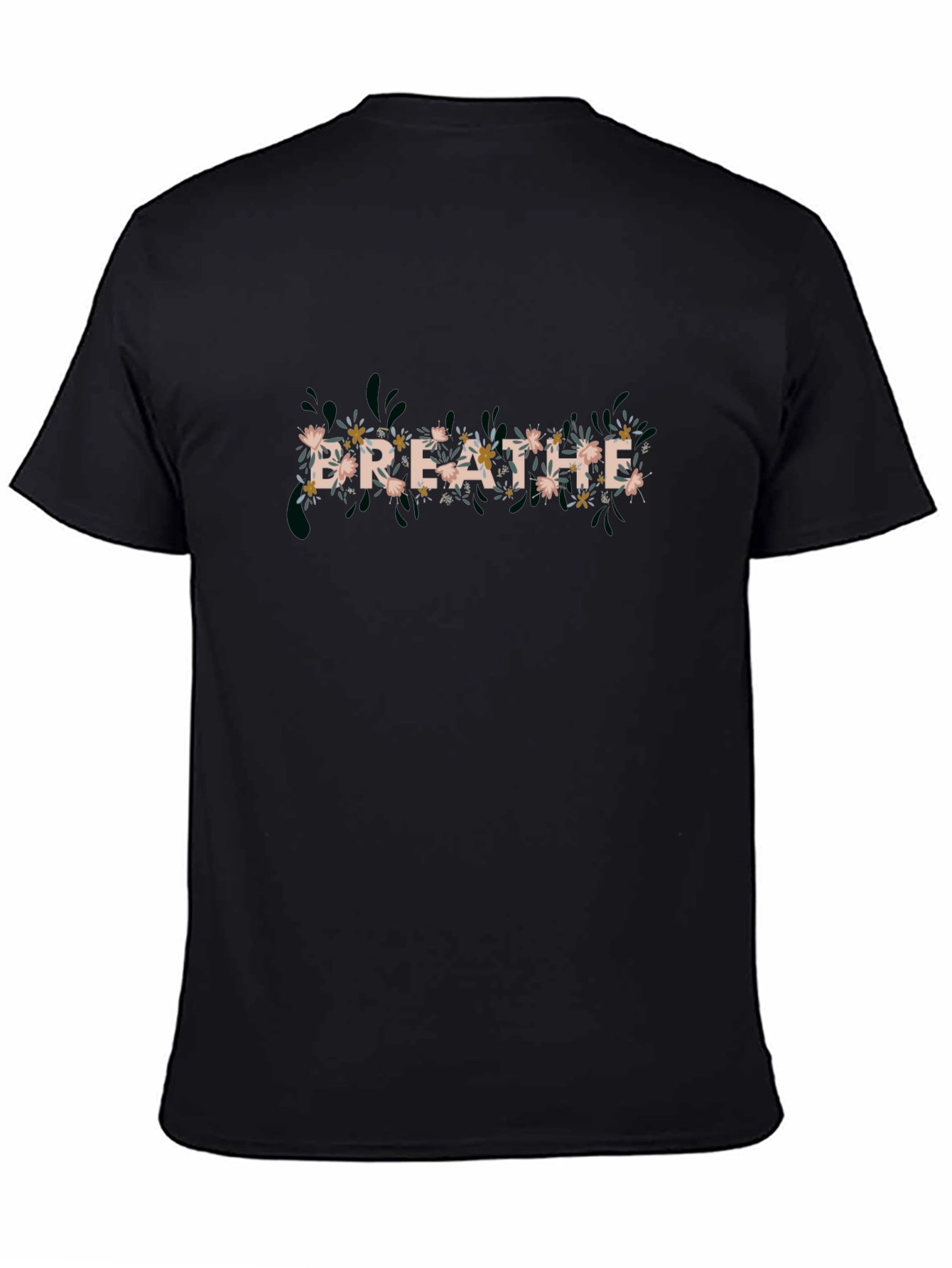 Breathe Floral Graphic T-Shirt - Relax & Refresh