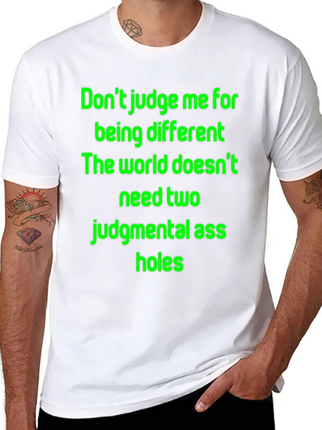 Funny Statement T-Shirt: Dont Judge Me