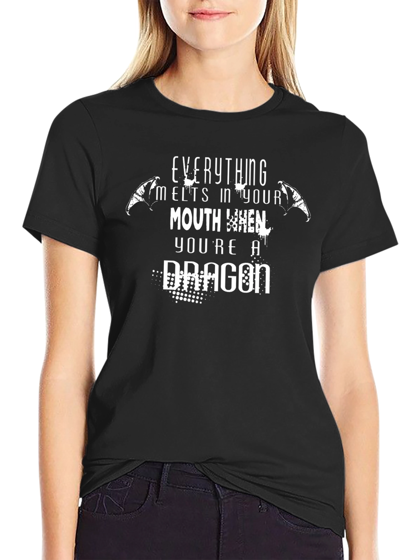 Everything Melts Dragon Graphic T-Shirt