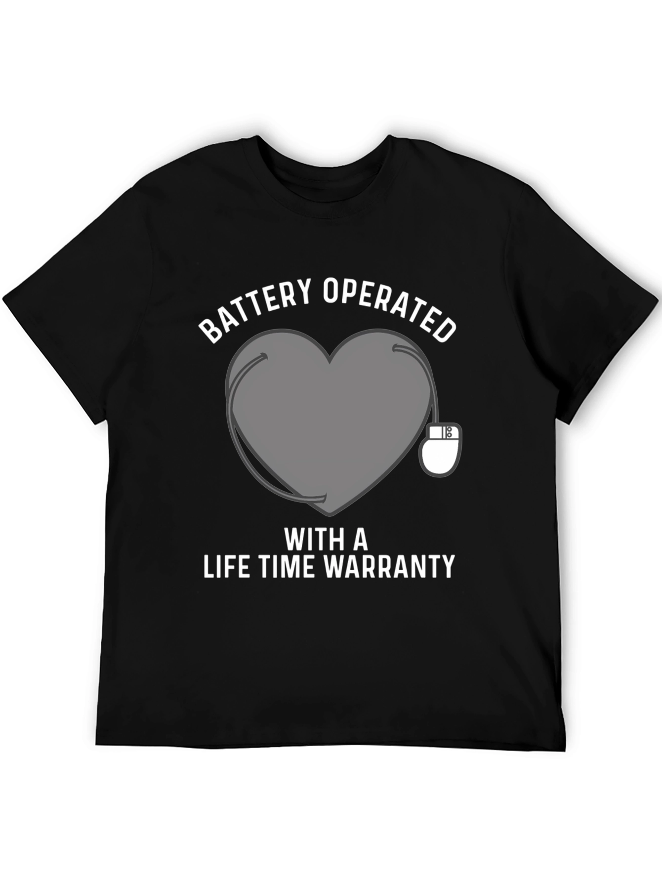 Battery Operated Heart Funny T-Shirt