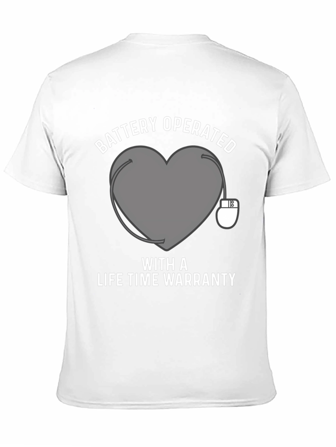 Battery Operated Heart Funny T-Shirt