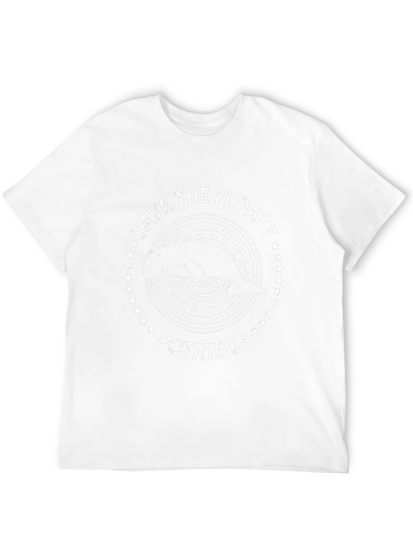 Save the Floaty Potatoes Manatee Graphic Tee