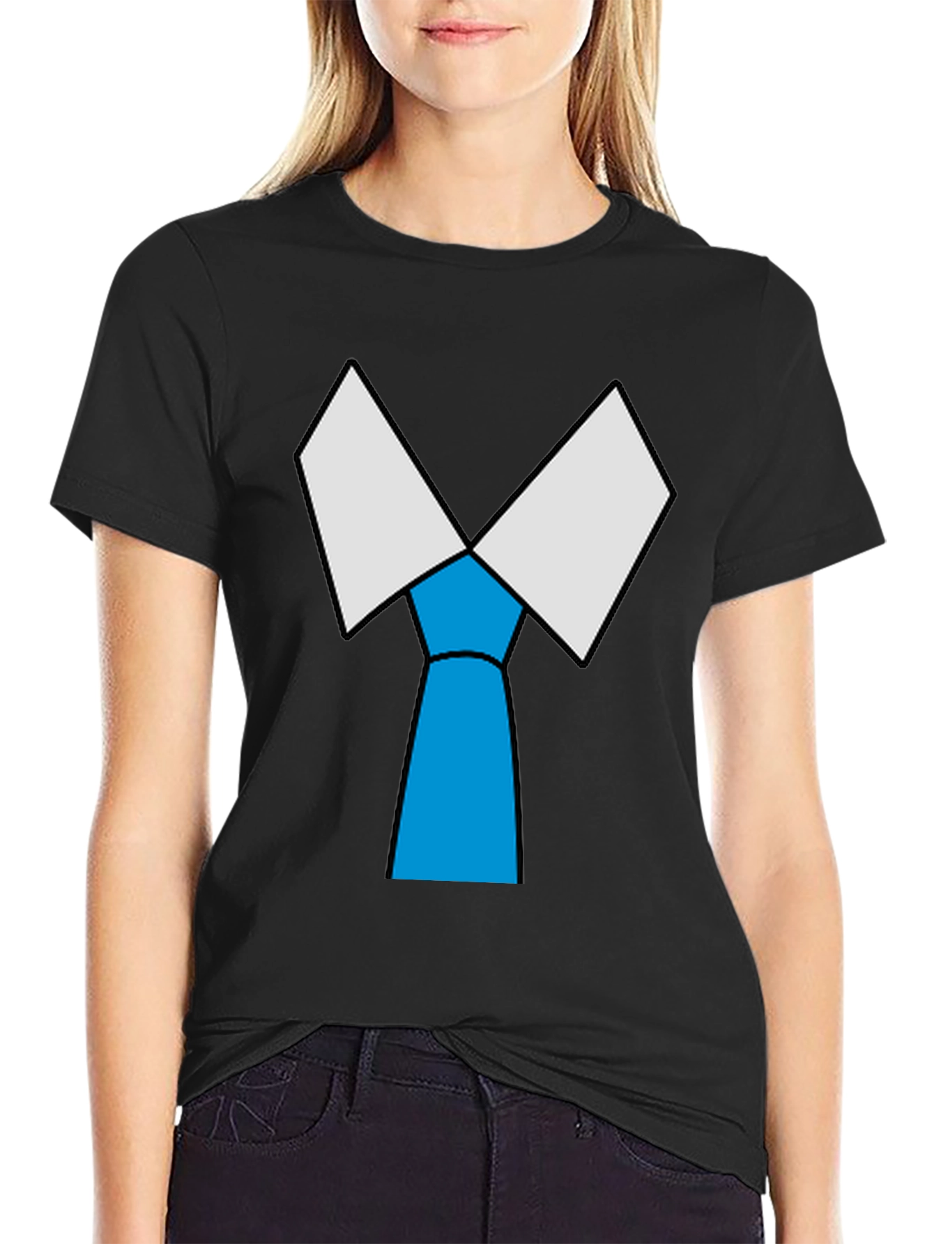 Novelty Tie T-Shirt - Funny Graphic Tee