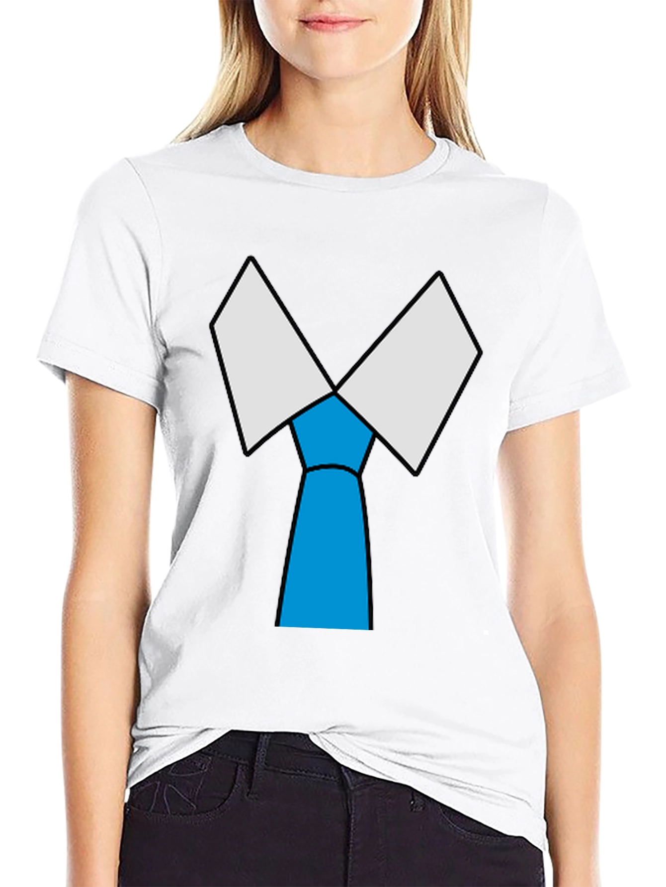 Novelty Tie T-Shirt - Funny Graphic Tee