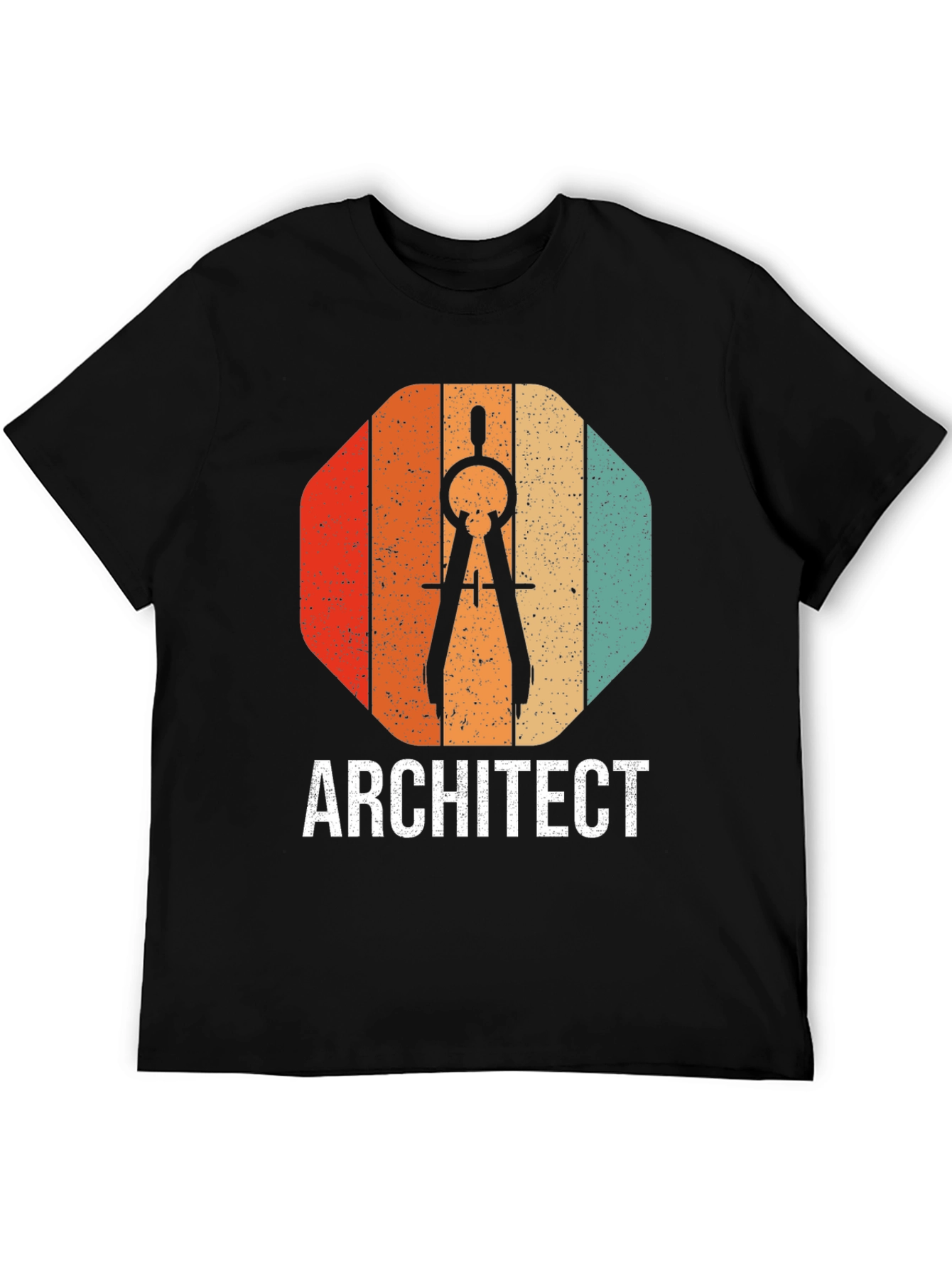 Architect T-Shirt - Drafting Compass Design