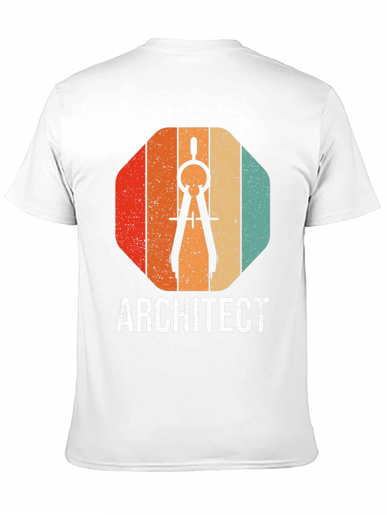 Architect T-Shirt - Drafting Compass Design