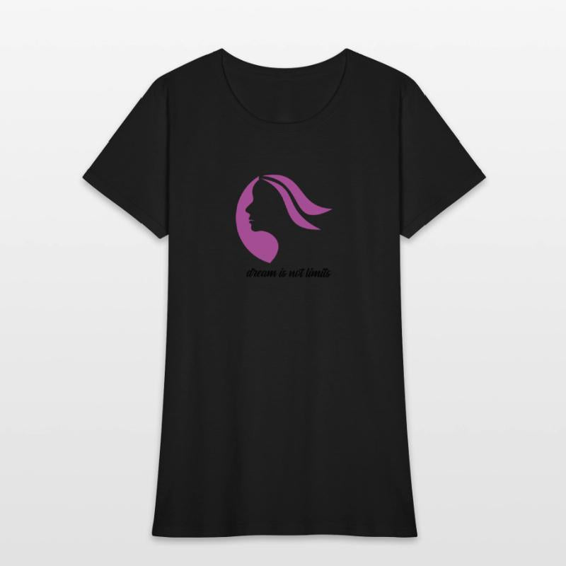 Hair beauty women logo design in T shirt