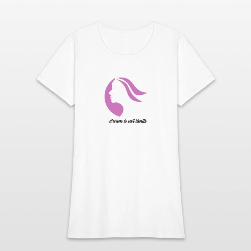 Hair beauty women logo design in T shirt