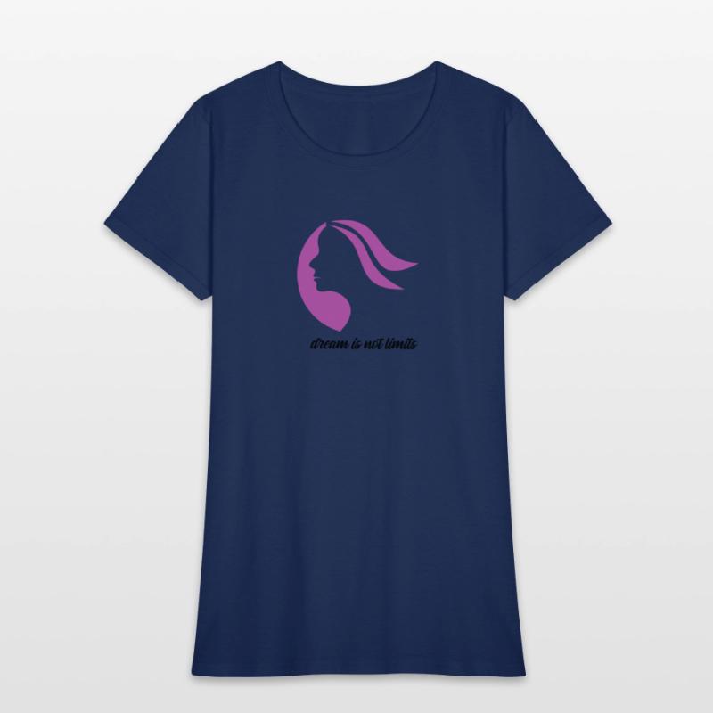 Hair beauty women logo design in T shirt