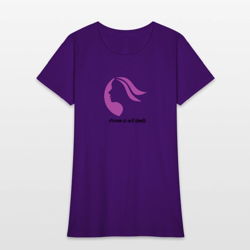 Hair beauty women logo design in T shirt