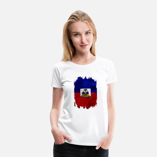 Haitian Flag Nou La Distressed Zoe Pound Haiti