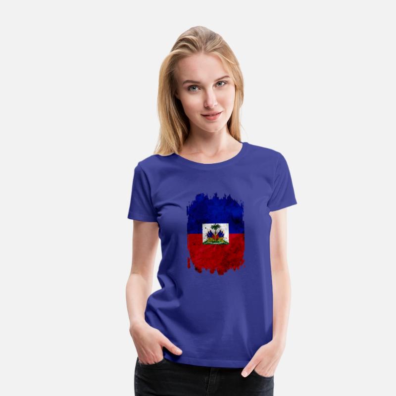 Haitian Flag Nou La Distressed Zoe Pound Haiti