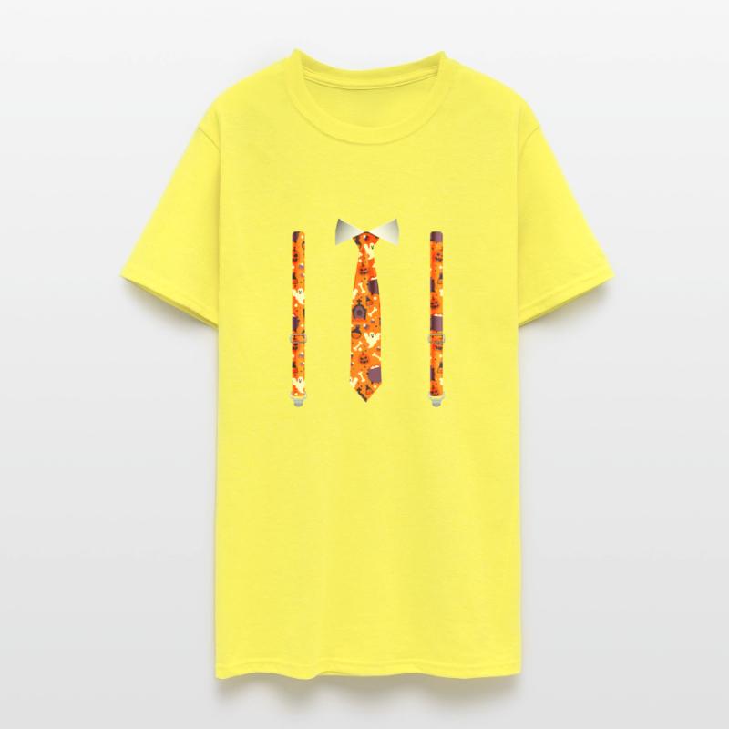 Halloween Tuxedo with Pumpkin Suspender Print