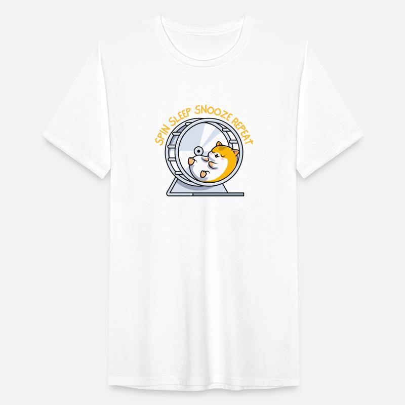 Hamster Spin Sleep Snooze Repeat Funny Guinea Pig