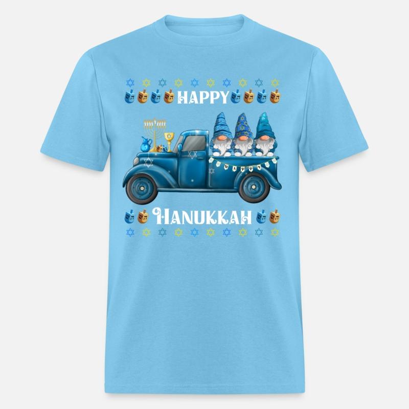 Hanukkah Truck Gnome Cute Gnomes Hanukkah Jewish