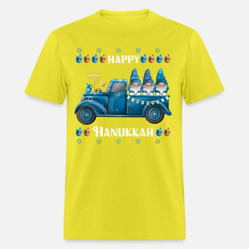 Hanukkah Truck Gnome Cute Gnomes Hanukkah Jewish