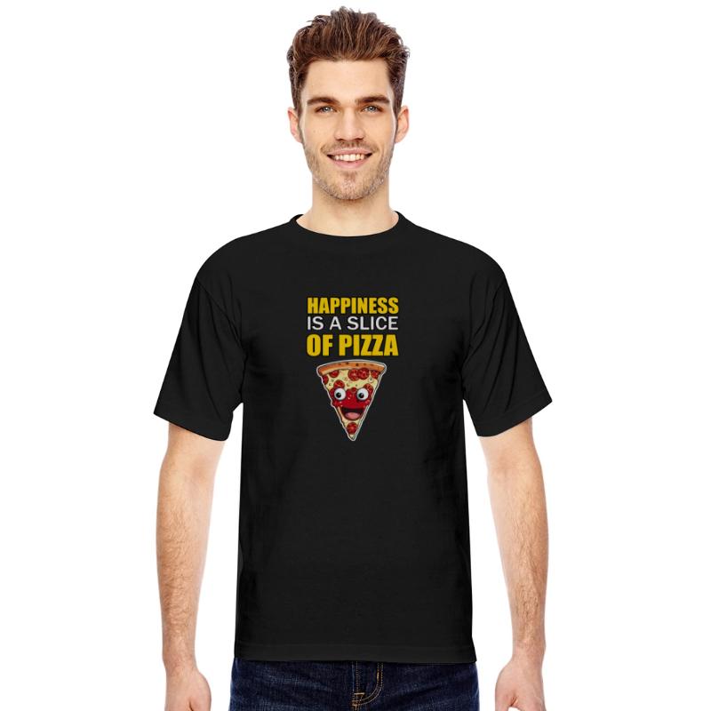 HAPPINESS IS A SLICE OF PIZZA TSHIRT SHIRT