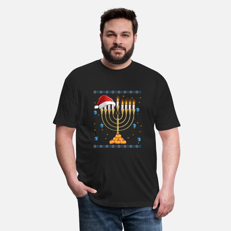 Happy Chrismukkah Funny Jewish Hanukkah Jew Family