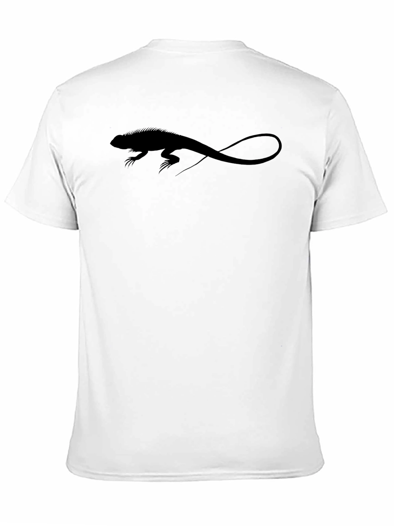 Iguana Silhouette Tee - Cool Reptile Graphic T-Shirt