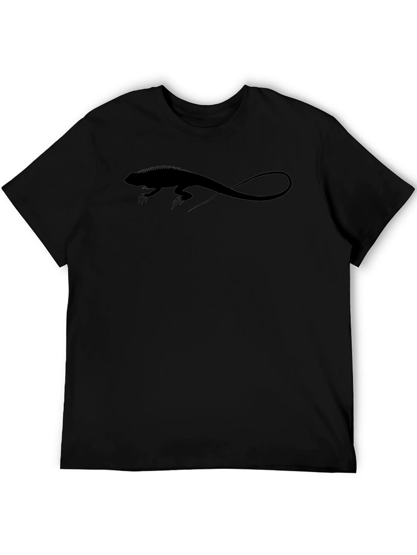 Iguana Silhouette Tee - Cool Reptile Graphic T-Shirt