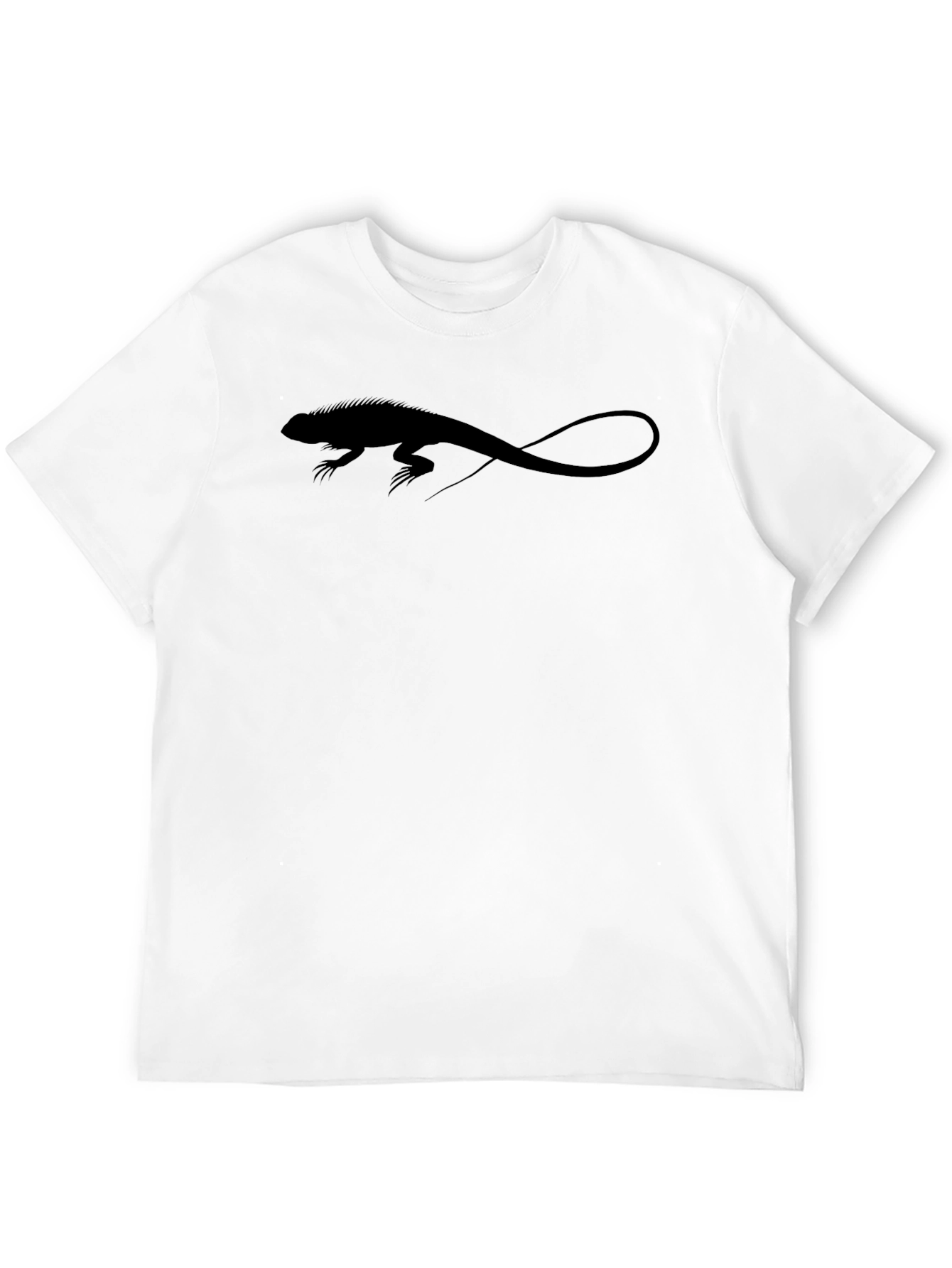 Iguana Silhouette Tee - Cool Reptile Graphic T-Shirt
