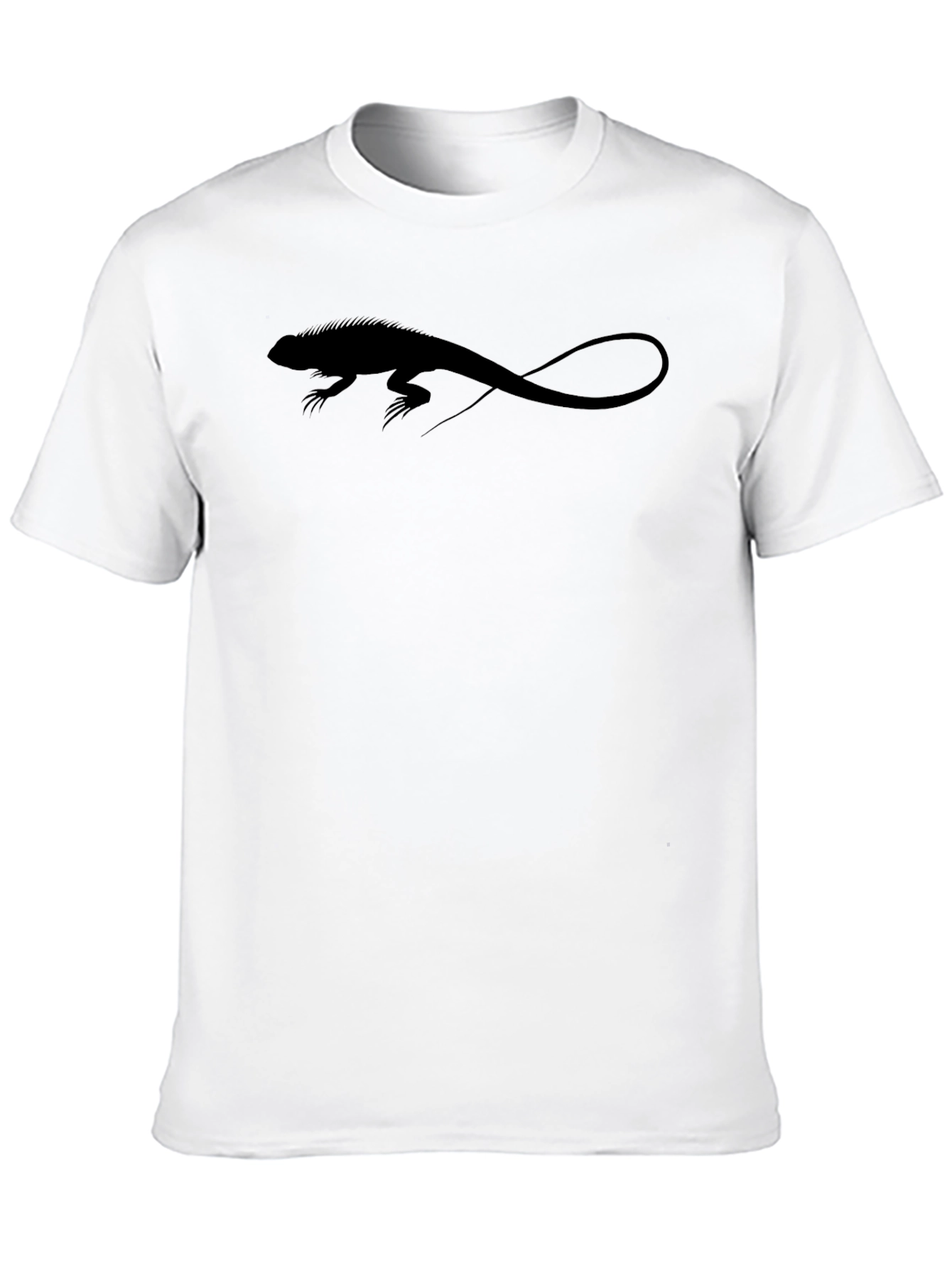 Iguana Silhouette Tee - Cool Reptile Graphic T-Shirt