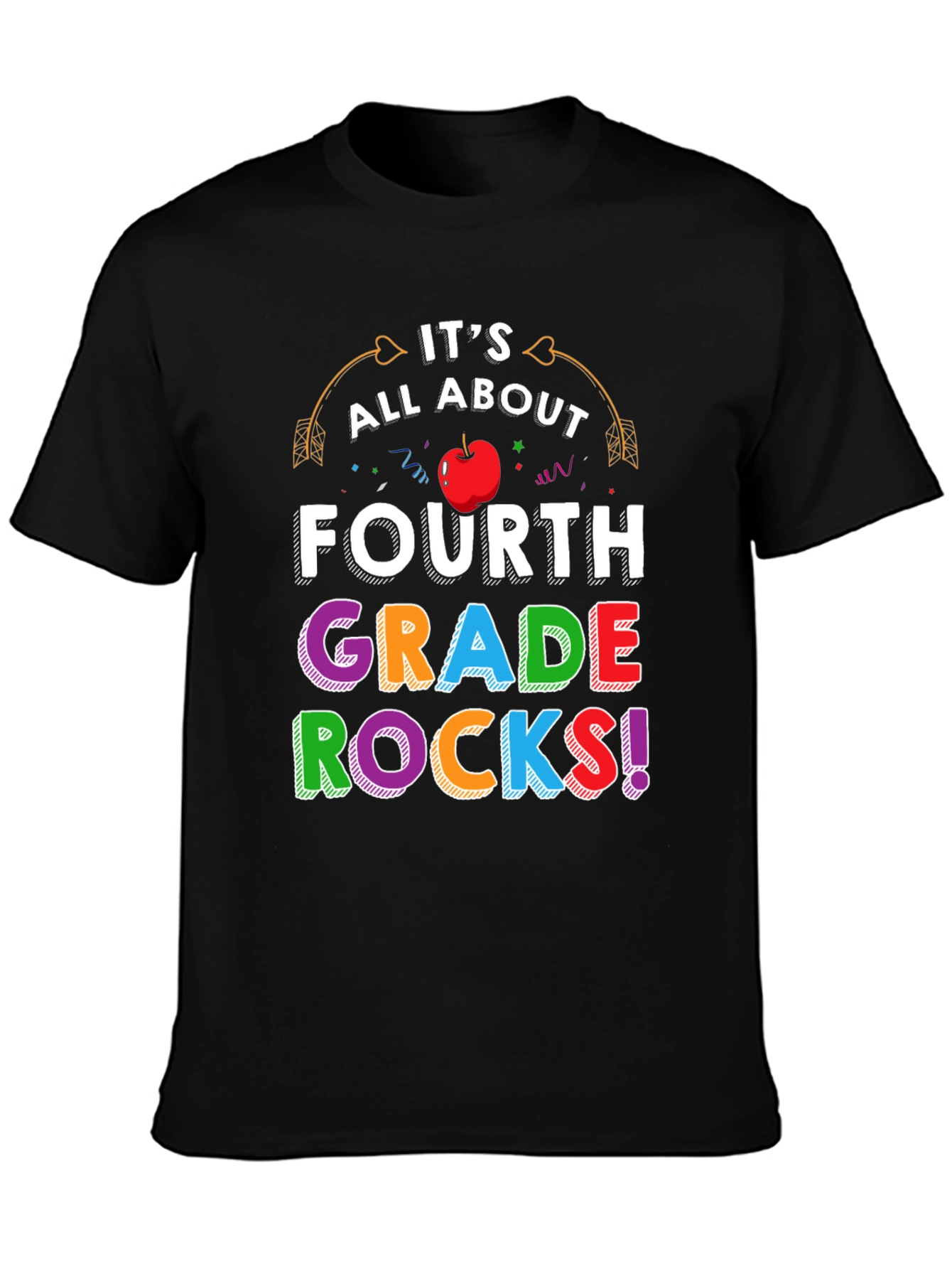 Fourth Grade Rocks T-Shirt Back to School