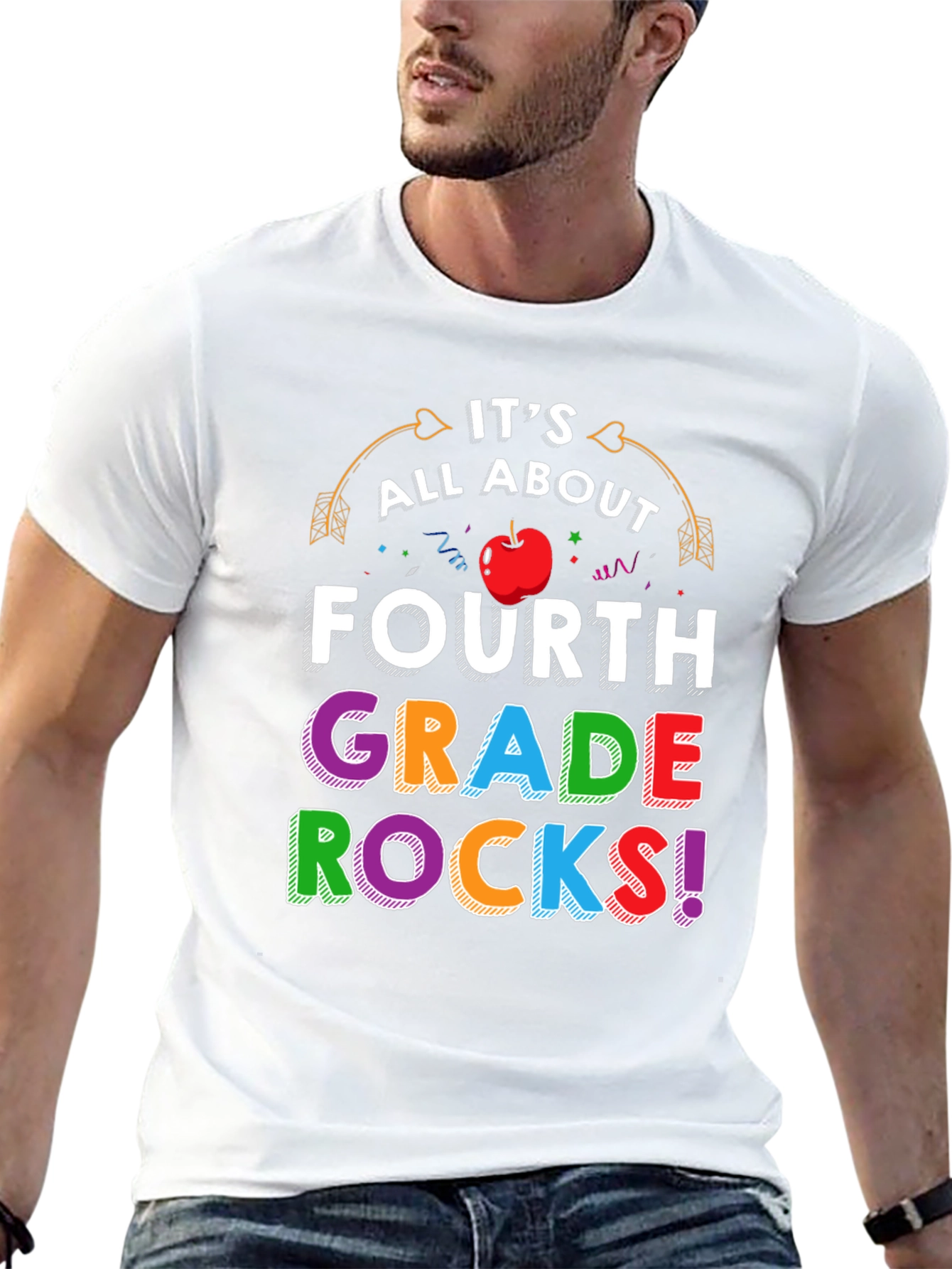 Fourth Grade Rocks T-Shirt Back to School