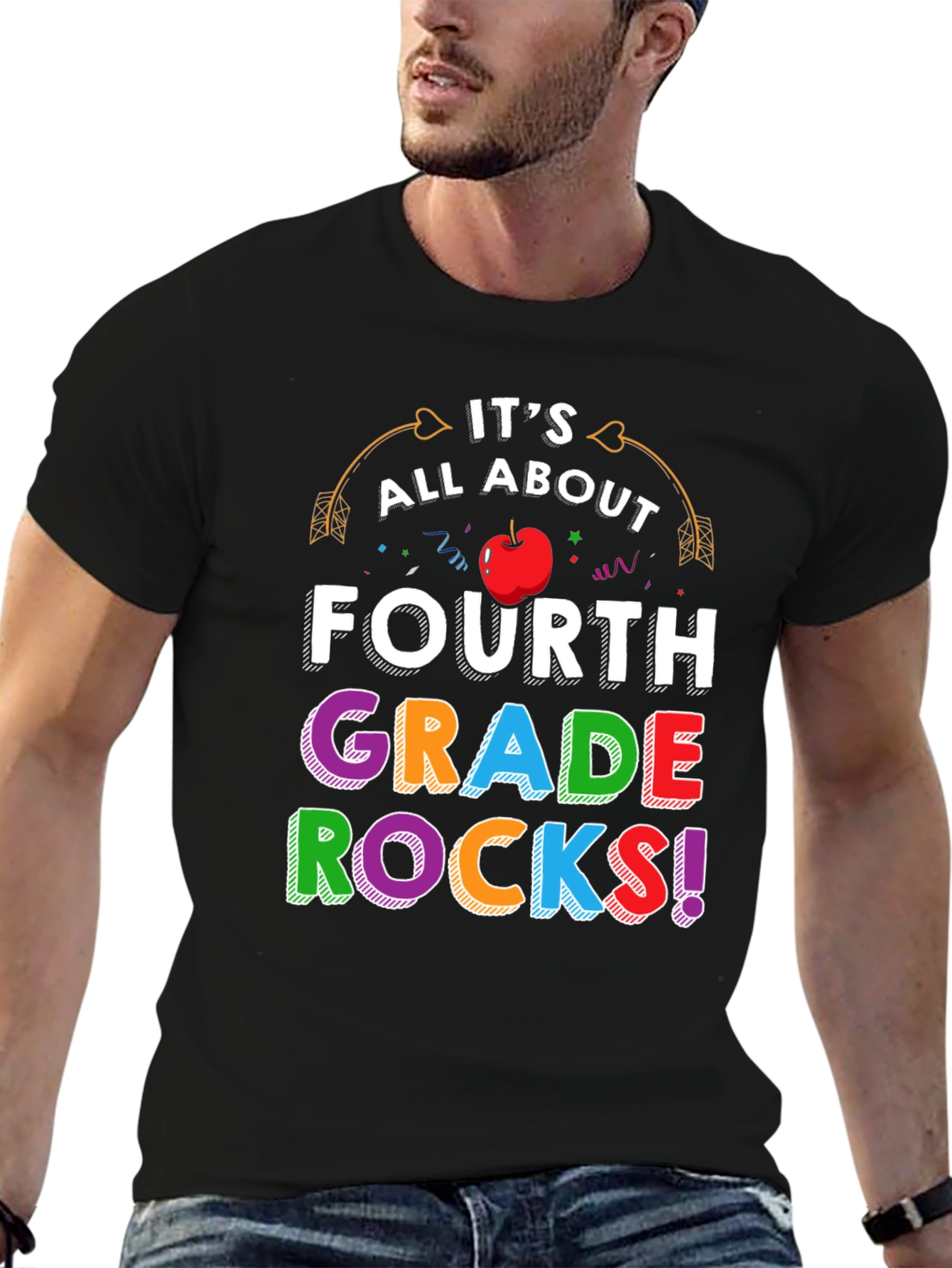 Fourth Grade Rocks T-Shirt Back to School