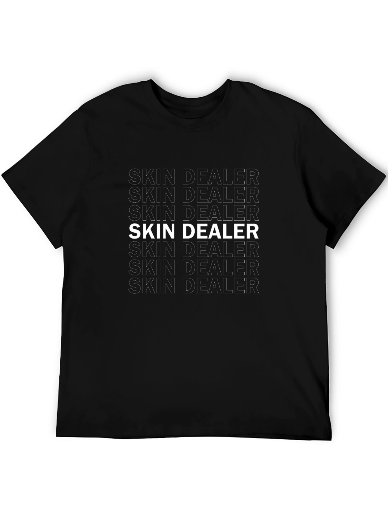 Skin Dealer Graphic Tee - Black