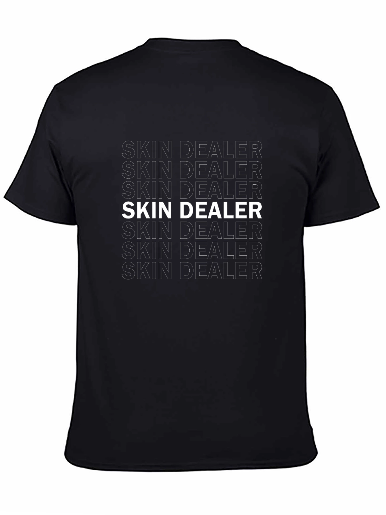 Skin Dealer Graphic Tee - Black