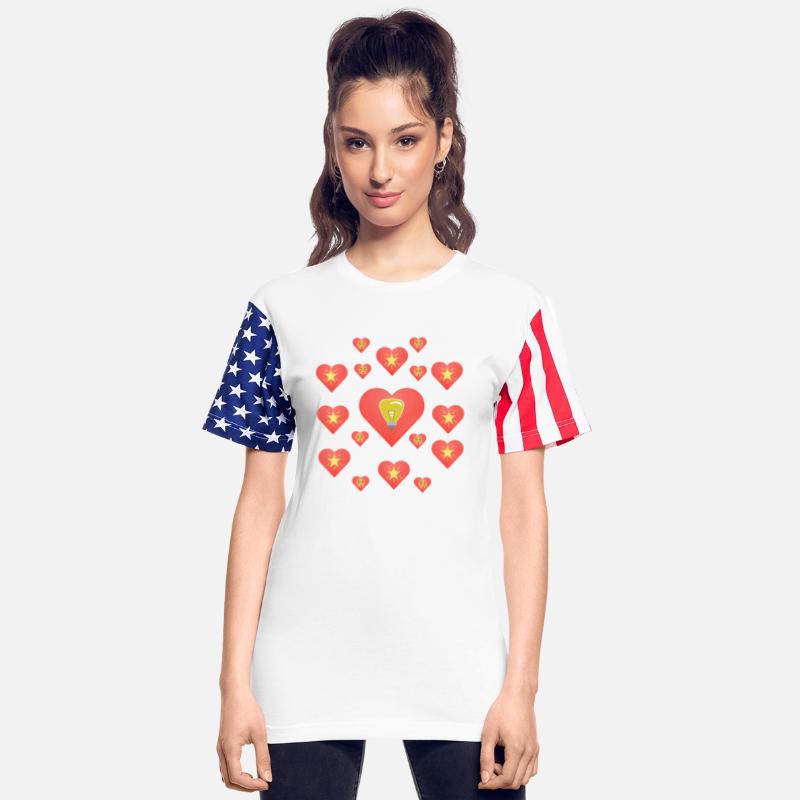 Heart Teresa, bright heart, love design.